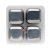 XD Collection Stainless Steel Reusable Ice Cube Tray (Pack of 4)