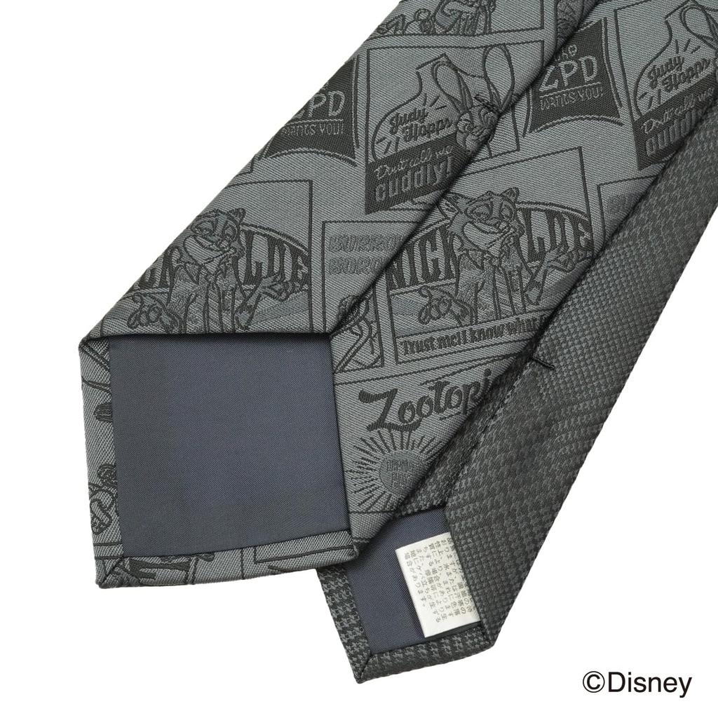 Disney Zootopia Judy Nick Print Tie D50030 Disney Zootopia Judy Nick Casual One Size Fits All & Gray, & Gift,