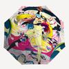 1pc Outdoor Umbrella with Cute Anime Character Design - Automatic Opening/Closing, Portable 3-Fold Design, Iron Frame, Perfect Gift for Fans, Tra