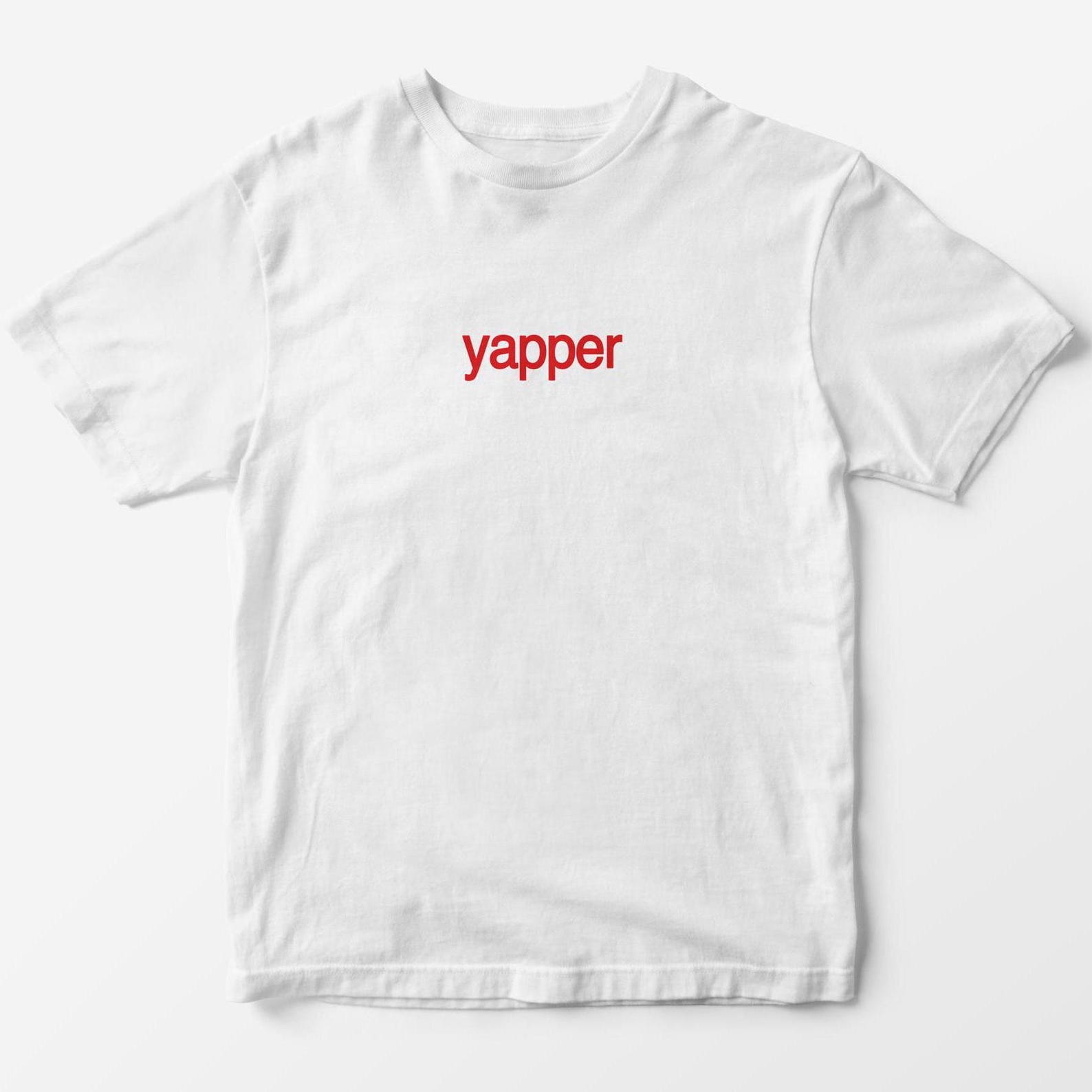 Yapper T-Shirt – Y2K Aesthetic, Funny Slogan Graphic Tee L