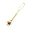 [Barzaz] Netsuke Strap Maple Bell Red Orange Green 3 Colors Autumn Leaves