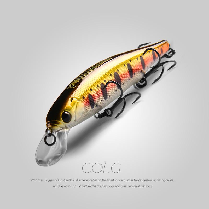 BEARKING 112mm 15g Floating Fishing Lure, Dives 1.5m, Model M111