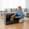 Dog Pee Tray Folding High Walls Portable Pet Toilet High Walls Dog Pee Box Indoor For Home Apartment Living Room Outdoor Balcony