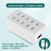 Earise | Multi-Function Multi-Port USB Charger 15 Ports