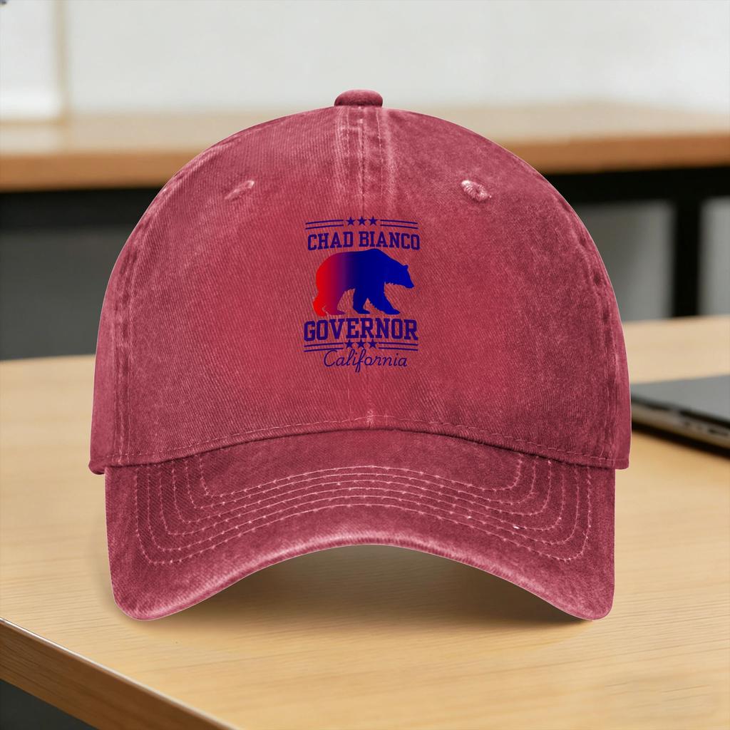 Sheriff Chad Bianco Governor California Election Sun Baseball Cap  Women Men Design Hip Hop Hats Summer  Cool Kpop Snapback Cap