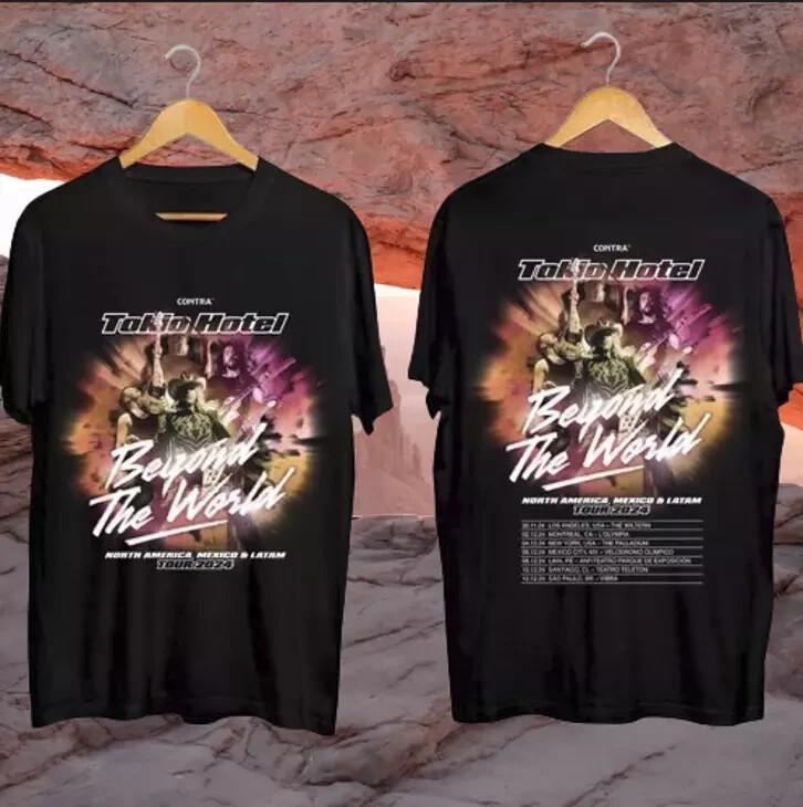 

Tokio HotelBeyond The World Tour 2024 t-Shirt Unisex T-Shirt XL