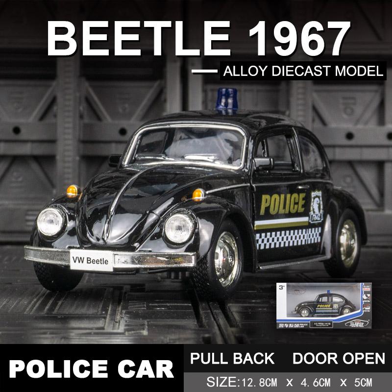 1/36 Police Car Series Alloy Diecast Models Car Toy For Gifts Collections Decorations