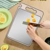 Stainless Steel Chopping Board Double-Sided Cutting Board With Built-In Grinder And Sharpener Kitchen Gadget Fruit Chopping