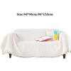 With Tassels Throw Blankets Anti-slip Vintage Cotton Blankets New Knitted White Sofa Towel
