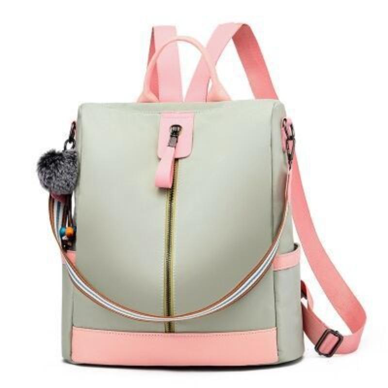 New Oxford cloth backpack female student backpack versatile portable shoulder bag schoolbag