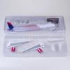Large Airplane Model WIZZ Airlines Airbus 320 Plane Model 1:80 Scale 47cm Diecast Airplanes with LED Light for Collection or Gif