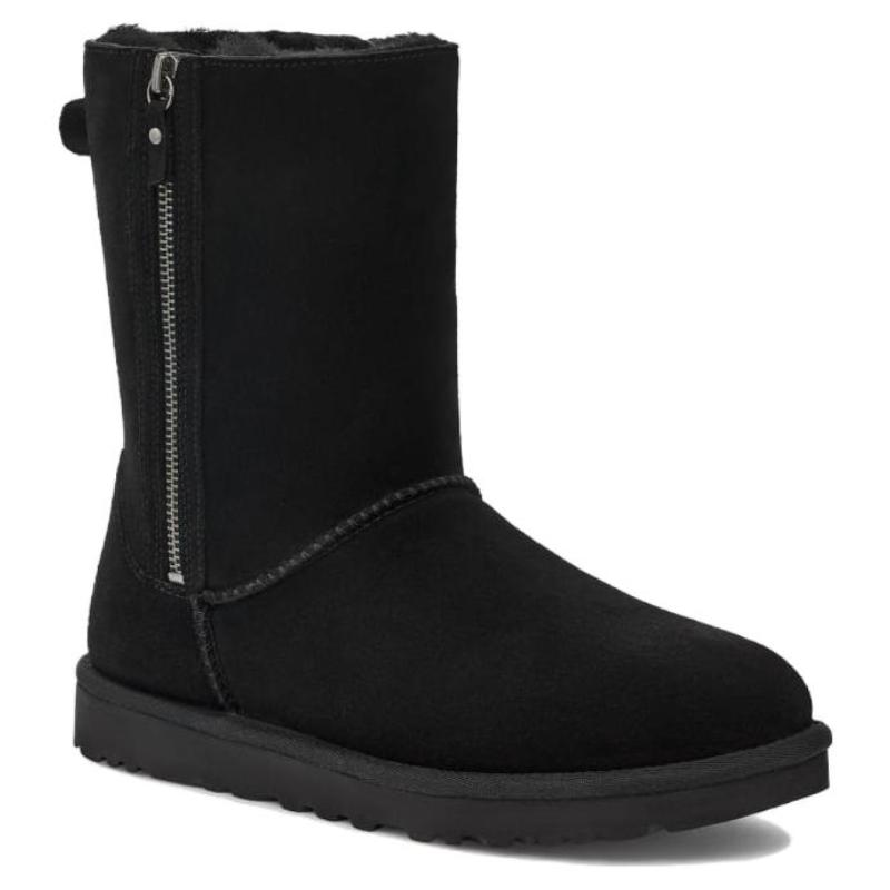 UGG Classic Short Zip 'Black' Women's Sneakers 1153490-BLK