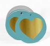 Inkdotpot Pack Of 100 Made With Love Wedding Favor Paper Tags Craft Real Gold Foil Hang