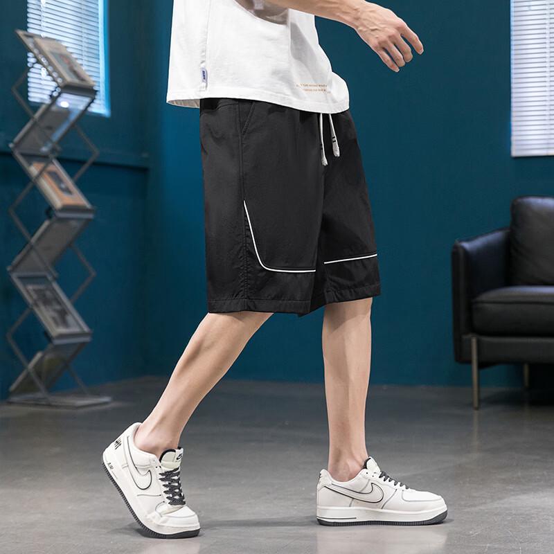 Men's Loose Wide-Leg Drawstring Summer Shorts