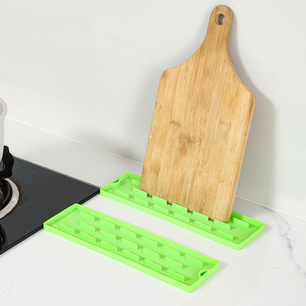 3pcs Durable Pot Lid Storage Mat Heat-Resistant Countertop Mat Practical Draining Rack  Countertop