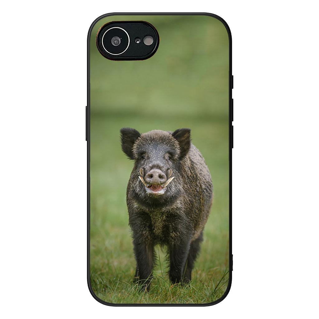 Wildschwein Schwein Handyhülle für Samsung Galaxy A36 A17 A26 A07 A35 A54 A53 A13 A33 A34 S8 S9 S20 S21 FE S10 Plus Hülle