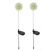2set Solar Dandelions Garden Lights 6LED Colorful Outdoor Lawn Lamp for Patio Yard Balcony6LED