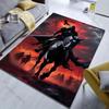 Multiple sizes Dark Knight Red Sky Carpet for Living Room Bedroom Sofa Home Decor Rus Non-slip Floor Mat Luxury Gift