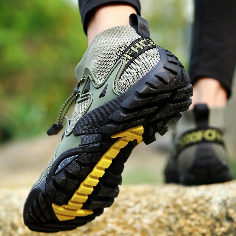 36-47 Unisex móda Outdoorová turistická obuv Lehká létající tkaná prodyšná plážová obuv Potápěčská obuv