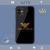 Custodia Logo Marchio Italiano Armanis Per iPhone Samsung Galaxy Redmi Note S 17 16 15 14 13 20 24 25 54 Pro Max Ultra Fe Copertura in Vetro Temperato