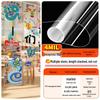 Kindergarten Art Glass Sticker: Transparent, Thickened, Plastic Canvas for Kids' Graffiti and Drawings