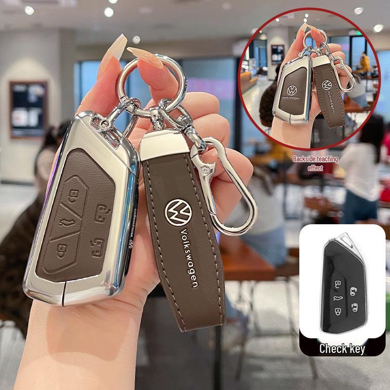 Compatible Key Case for Volkswagen Golf 8, ID4, Lingdu, Lanxun, ID3, Tiguan L, Passat Pro, and Touareg.