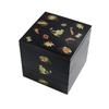Osaka Choseido Auspicious Yamanaka Original Cooler Bonus Sports Eve Meal 3-Tiered Box, 15cm, Black, Lacquer, Bag, Included, Day/New Year's