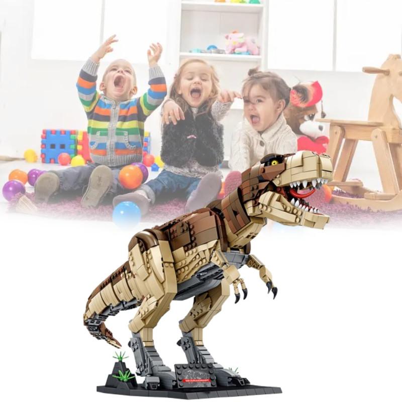 Dinosaur Liberty Imports World Tyrannosaurus Rex Building Block Toy Set Build