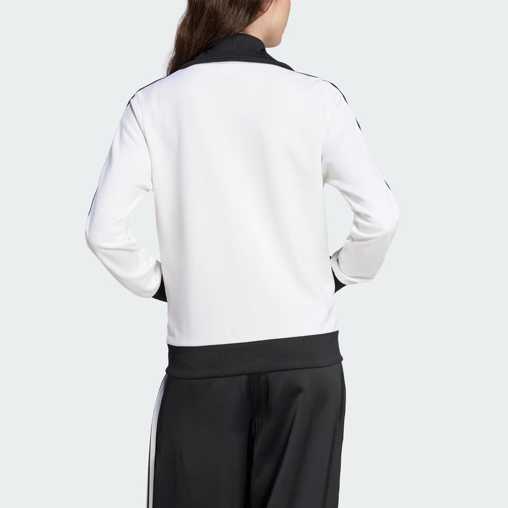Adidas Womens Beckenbauer Track Top White Women Streetwear JC5806