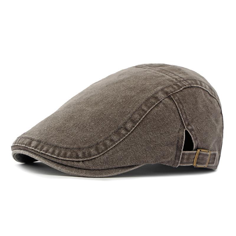 Cotton Peaked Cap Men's Forward Cap Spring Summer Beret Women's Forward Cap