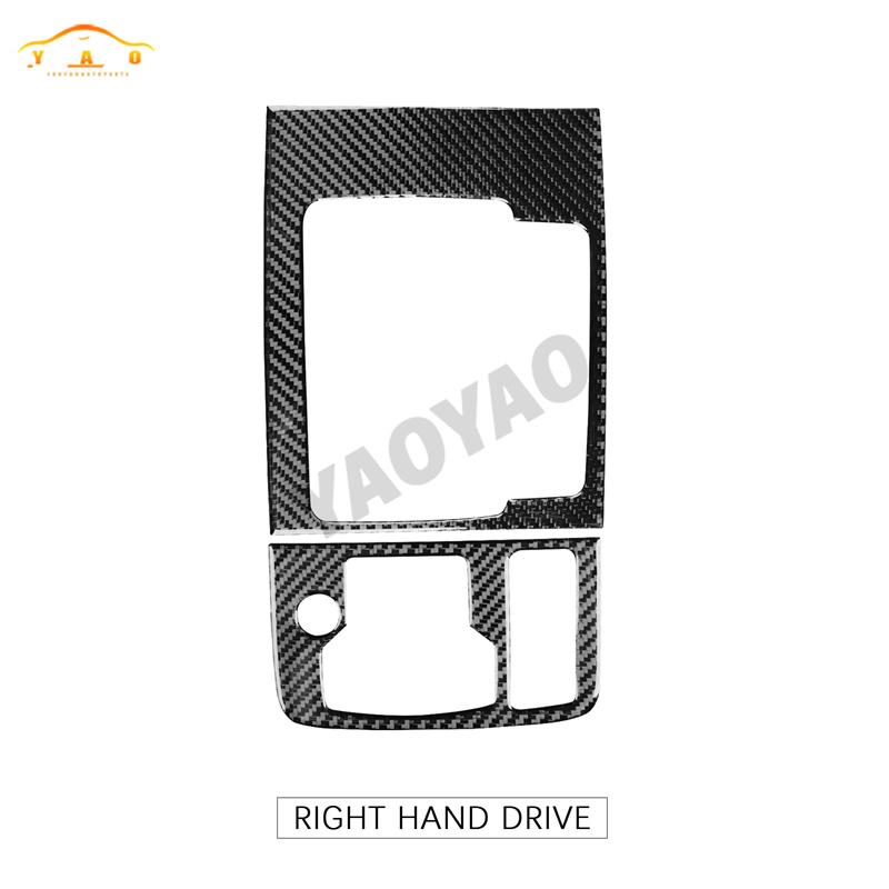Carbon Fiber For Mazda CX5 2016 Gear Shift Panel Decoration Cover Sticker Decal Trim Car Interior Accessories