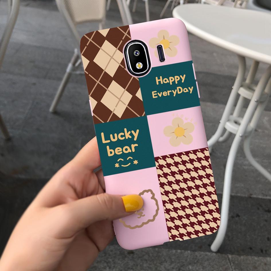 For Samsung Galaxy J4 J6 2018 EU Case SM-J400F J600F Lovely Cartoon Protective Skin Cover For Samsung J4 2018 J 4 J 6 Soft Coque