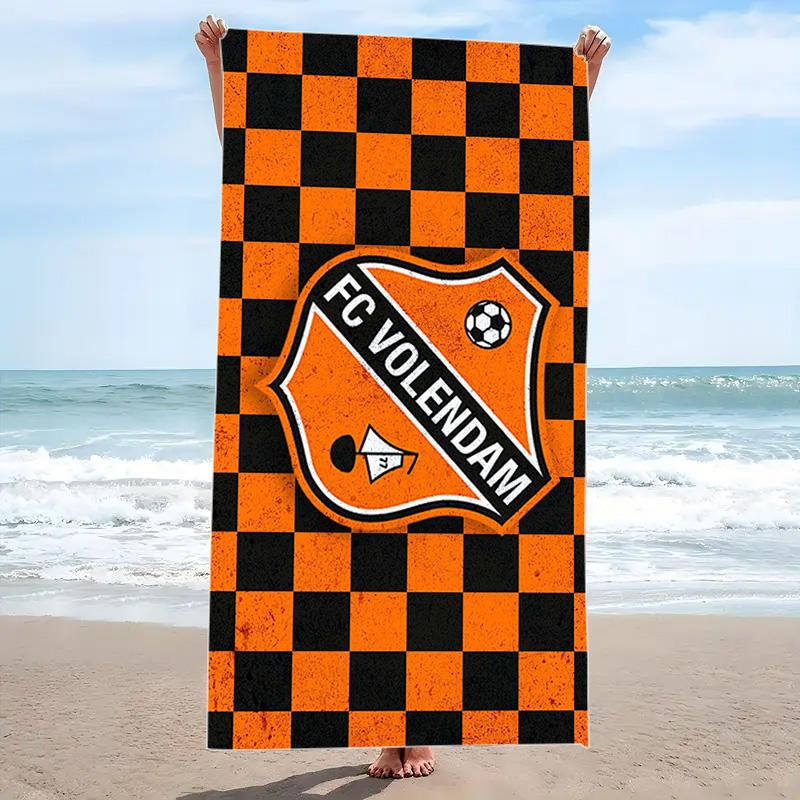 FC Volendam Print Beach Towel, Large Soft Quick Dry Towel for Beach Camping Swimming