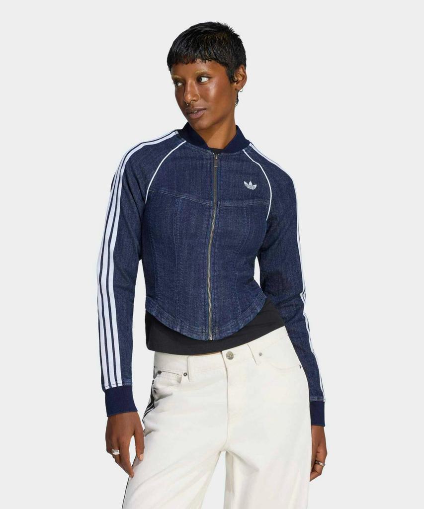 ADIDAS Superstar Denim Corset Track Top - Indigo Denim / Le8299