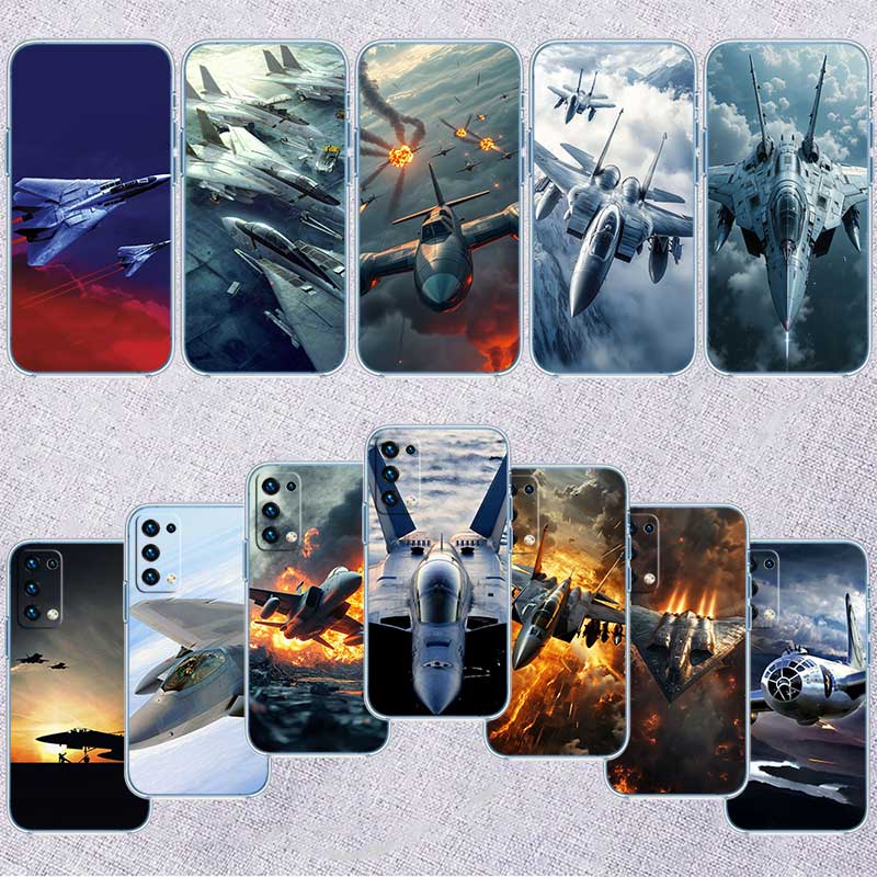 RE56 Strategic bomber aircraft Transparent Phone Case for Samsung Galaxy A04 A04S A14 A23 A34 A54 M23 M33 M52 M53