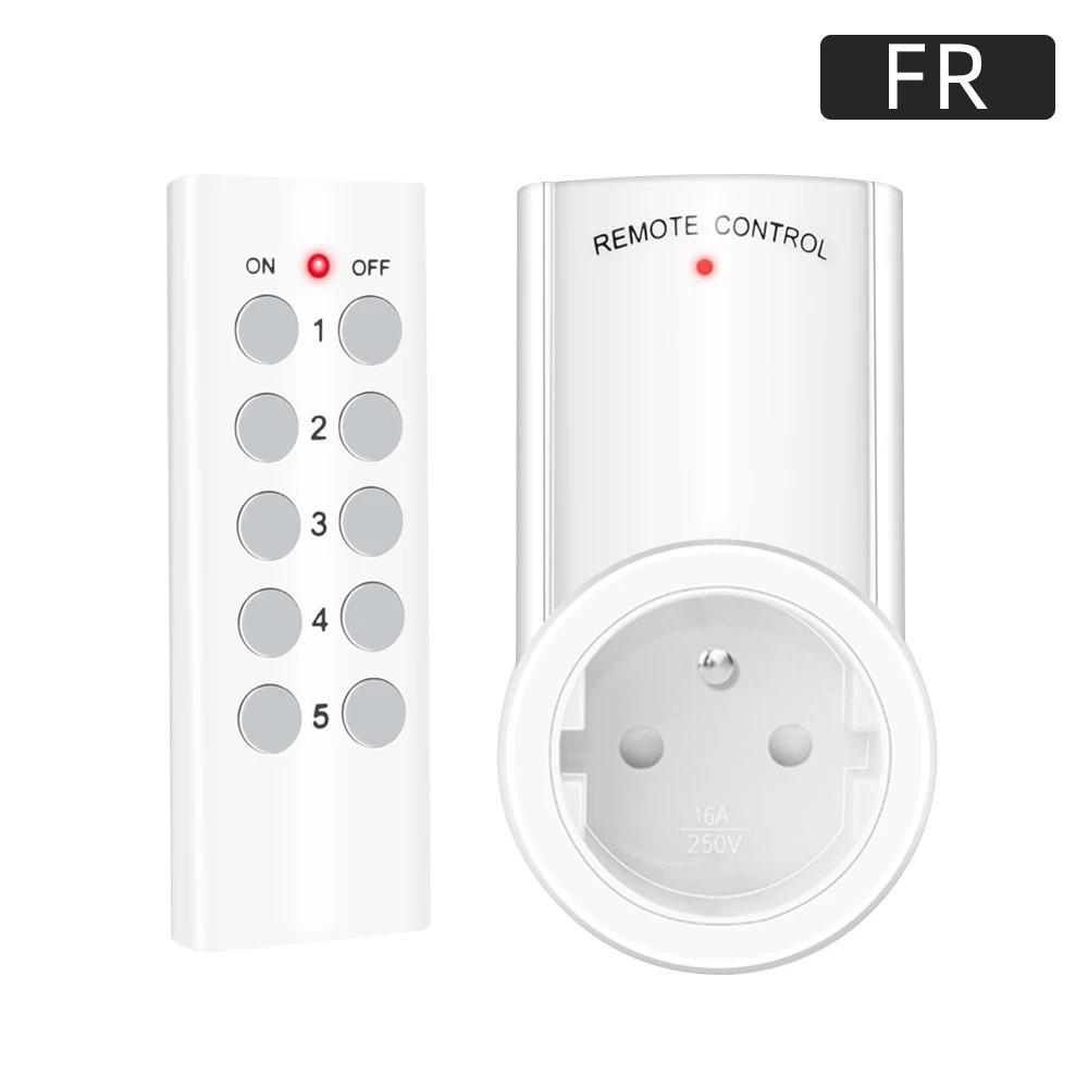 Smart Socket RF 433mhz Wireless Remote Control Outlet Adaptor Wall Electrical Switch Home Lamp For Smart Home EU UK US FR Plug