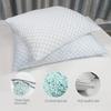 Shredded Memory Foam Bed Pillow for Sleeping Side and Back Sleeper Pillow for Neck and Shoulder Pain Relief 100% Adjustable Fill