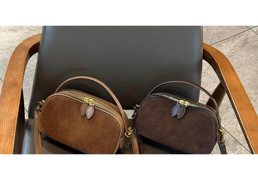 Damen Genuine Leather Crossbody Tasche – Vielseitige Modische Rindsleder Handtasche 2026