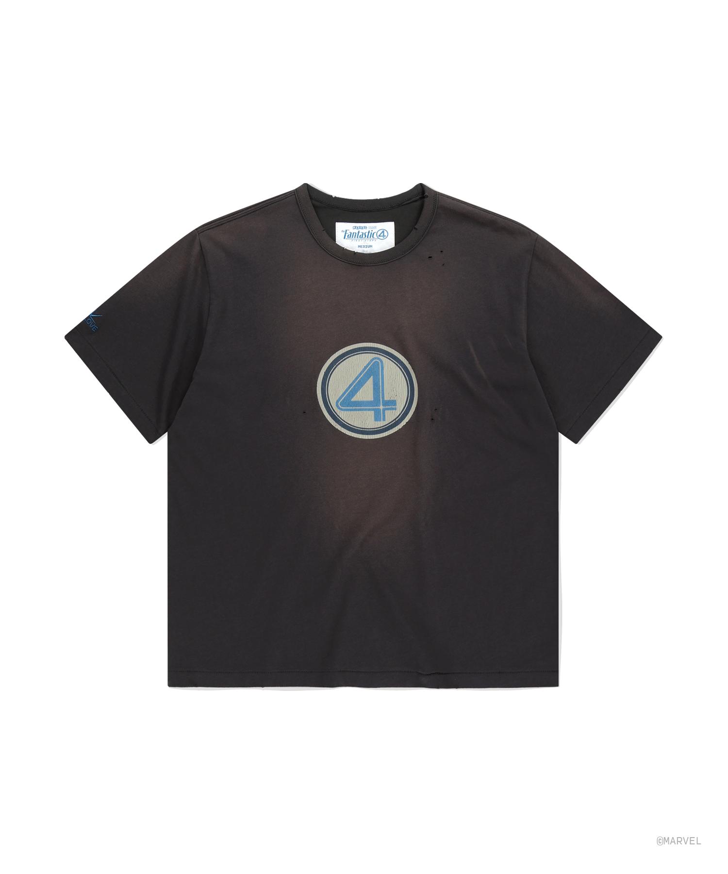 Sun Love [The Fantastic Four] 4 Faded Tee Charcoal Charcoal/S