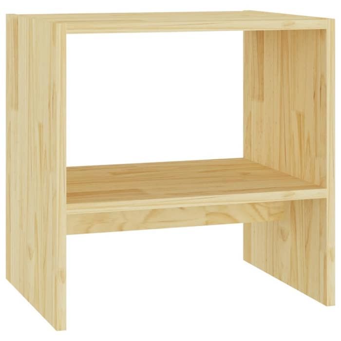VidaXL Bedside Table 40x30.5x40 Cm Solid Pine Wood 808053