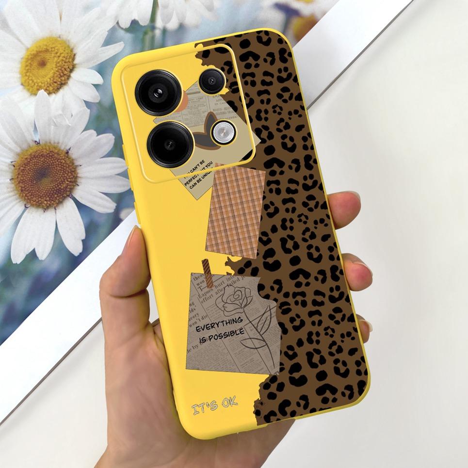 For Xiaomi Poco X6 Pro 5G Phone Case Xiaomi Poco M6 Pro 4G Back Cover Cartoon Cool Style Child's Coque Funda Soft Silicone TPU