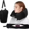 Füllbare Reisekissenbezug-Organizer-Tasche Tragbare Reisetasche Flugzeugkissen Reise-Nackenkissen Selbstfüllend Reisen