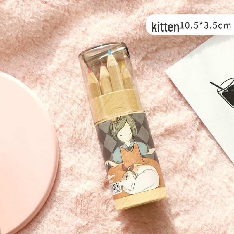 

Мини-набор карандашей из 12 цветов для детей - Милый, маленький и идеально подходит для раскрашивания и рисования HB