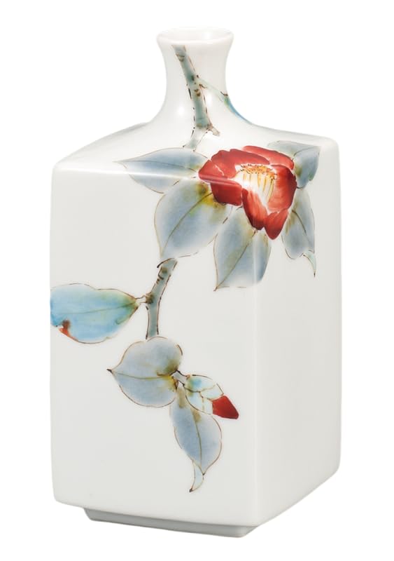 

Kutani ware Iwataya No. 5 single flower camellia AP7-1028