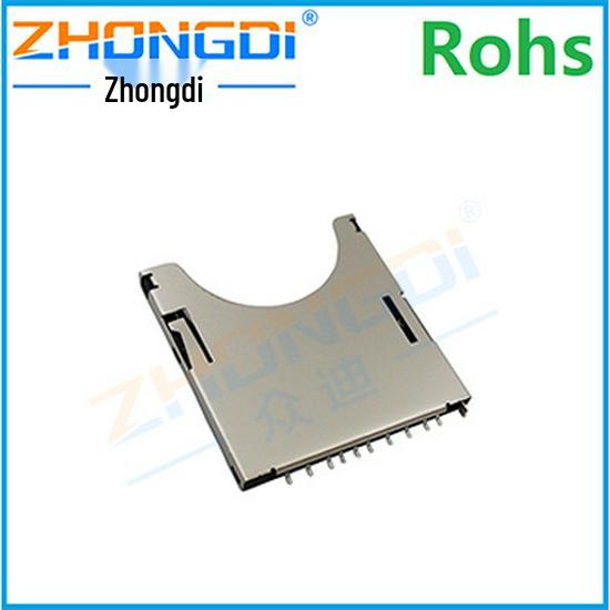 Подпружиненный стандартный слот для SD-карты SD-0503A-P