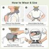 Neck Massager, Portable Shiatsu Neck and Back Massager, Electric Deep Tissue 4D Kneading Massage with 3 Massages Levelsb