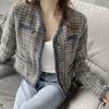 Women's Short Jacket New Autumn Salt Korean Version Loose Long-sleeved Top