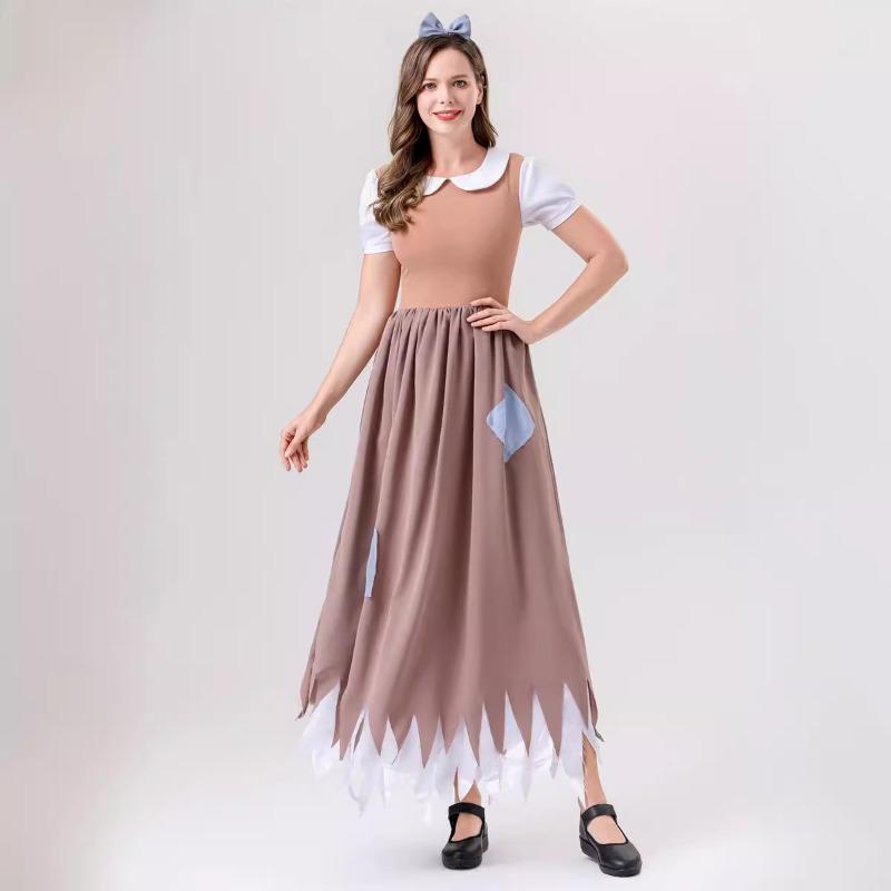 Fairy Tale Snow White Play Costume Snow White Rags Maid Maid Dress Adult