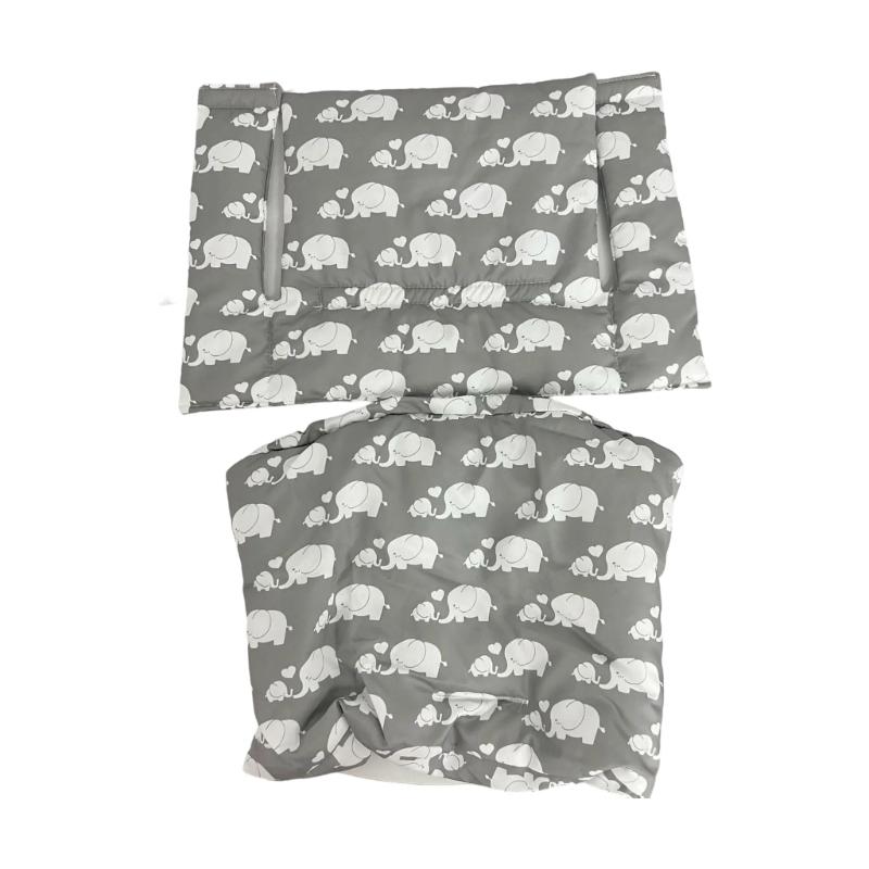 

2025 Baby Highchair Cushion Soft Breathable Printer Pad Liner for Infants Toddler Dining Chairs Comfortable Sitting сірий колір