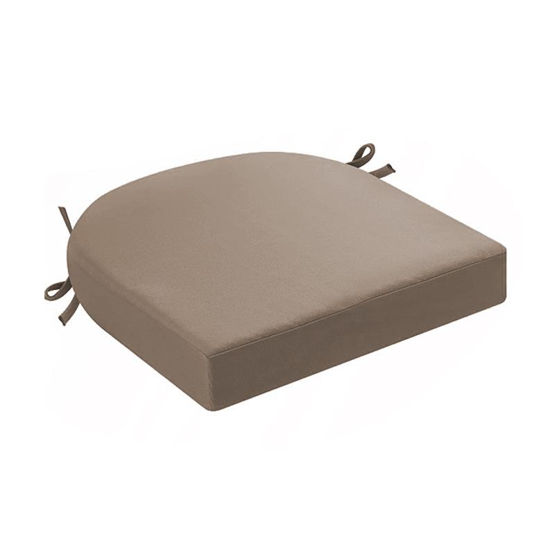 Household Sponge Seat Cushion Outdoor Waterproof U-shaped Rattan Chair Soft Bag Curved Chair Cushion Horseshoe Four Seasons